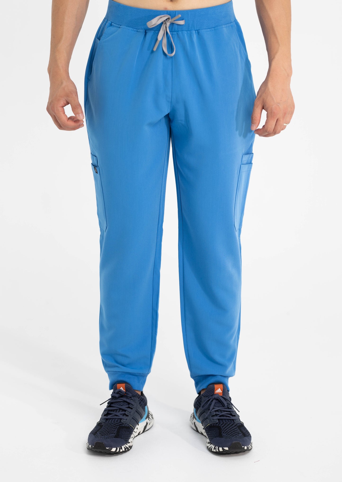 Men's Joggers in Azure Blue