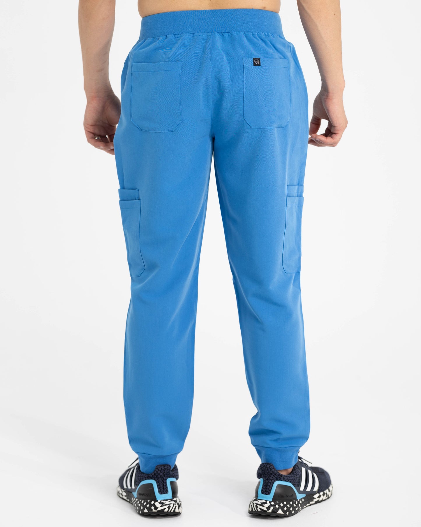 Men's Joggers in Azure Blue